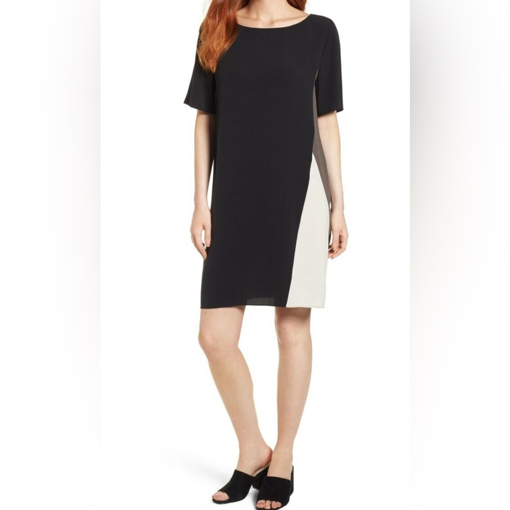 ⭐️EUC Eileen Fisher Silk Shift Dress